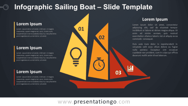 Free Infographic Sailing Boat Diagram for PowerPoint and Google Slides