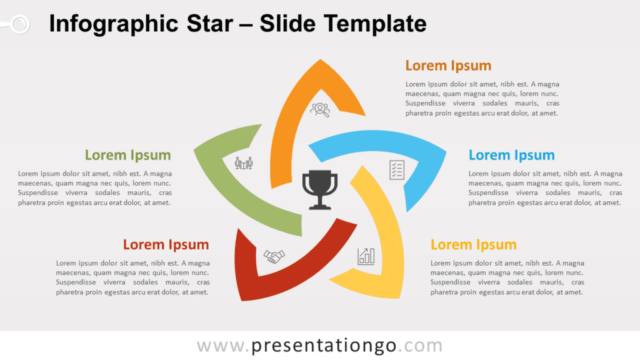 Free Infographic Star for PowerPoint and Google Slides