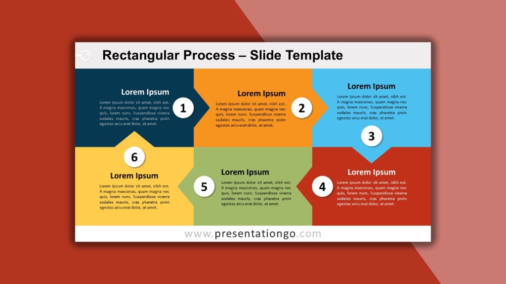 Free Rectangular Process for PowerPoint and Google Slides