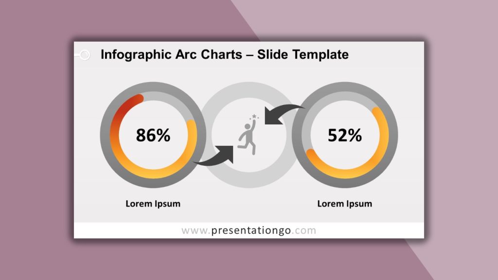 Free Infographic Arc Charts for PowerPoint and Google Slides