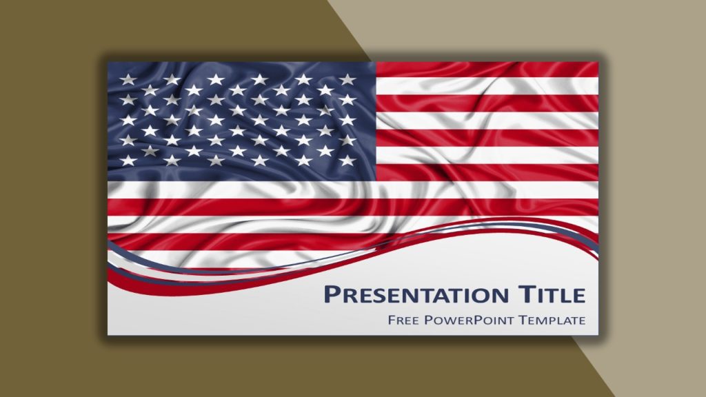 Free Flag of USA for PowerPoint and Google Slides