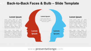 Free Back-to-Back Faces and Bulb for PowerPoint and Google Slides