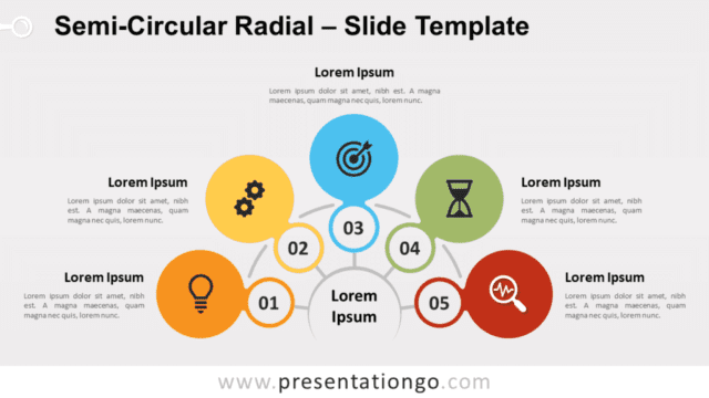 Free Semi-Circular Radial for PowerPoint and Google Slides
